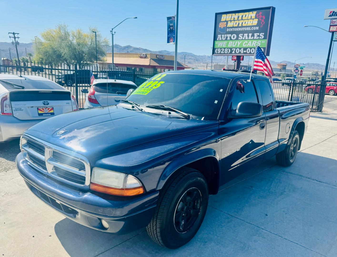 2002 Blue Dodge dakota , located at 2190 Hwy 95, Bullhead City, AZ, 86442, (928) 704-0060, 0.000000, 0.000000 - Photo#2